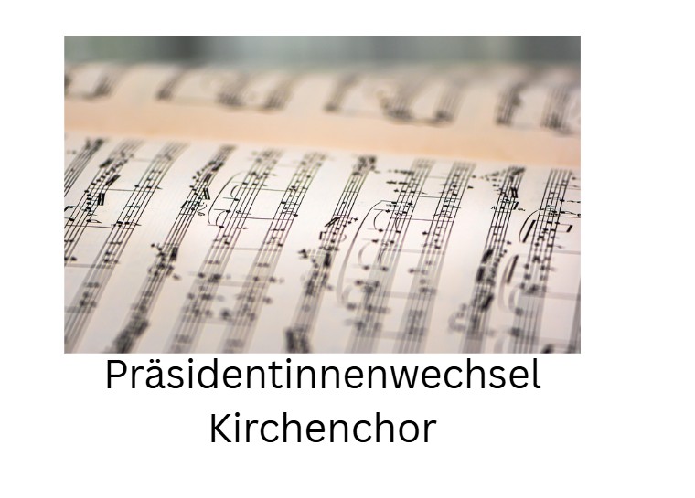 Präsidentinnen Wechsel im Kirchenchor Kaisten
